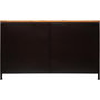 Voir la diapositive 4 : ATMOSPHERA Buffet 2 Portes & 2 Niveaux  Cierna  140cm Noir