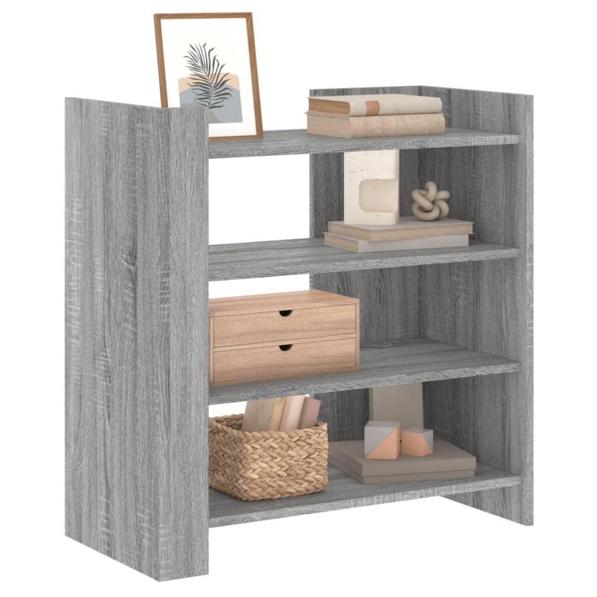 VIDAXL Buffet sonoma gris 73,5x35x75 cm bois d'ingenierie