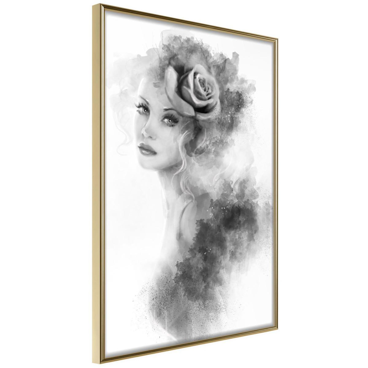 Paris Prix Affiche Murale Encadrée  Mysterious Lady