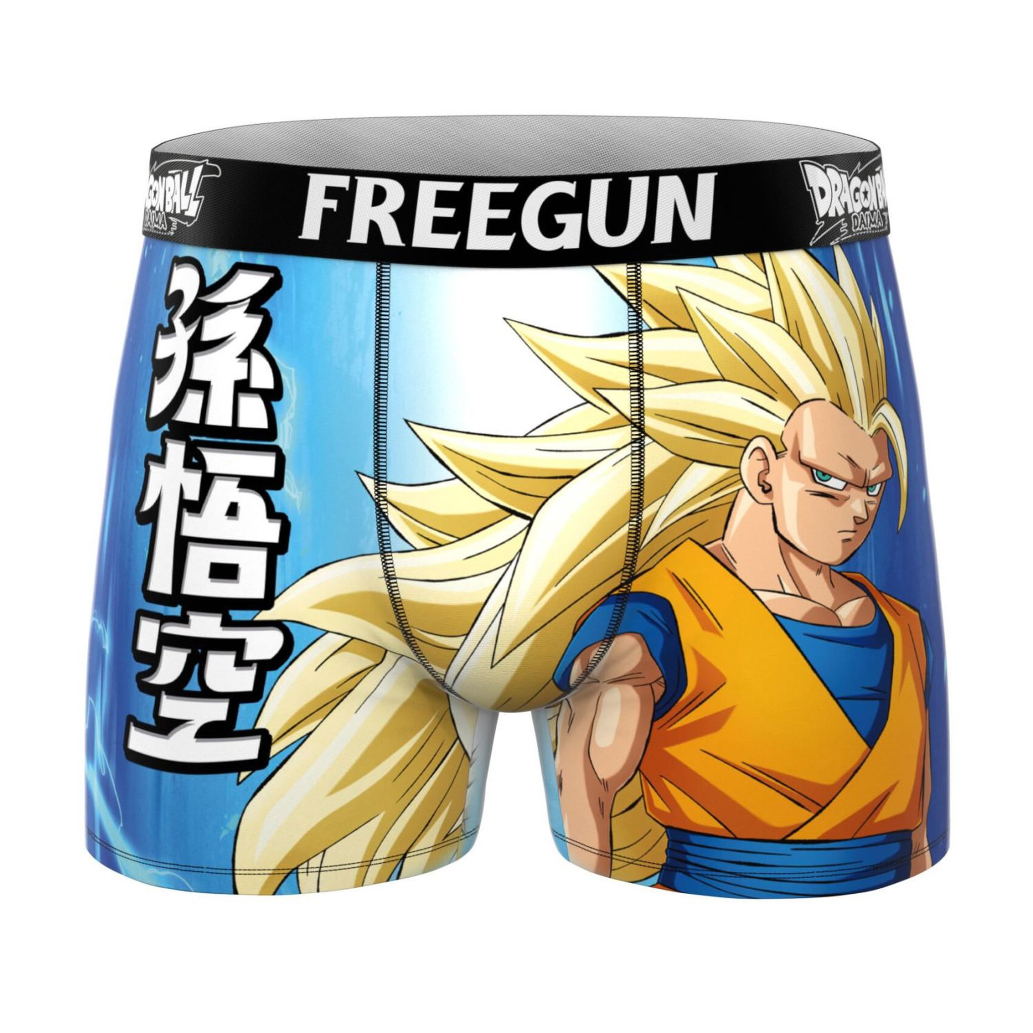 Voir la diapositive 4 : FREEGUN Lot de 4 boxers homme dragon ball daima