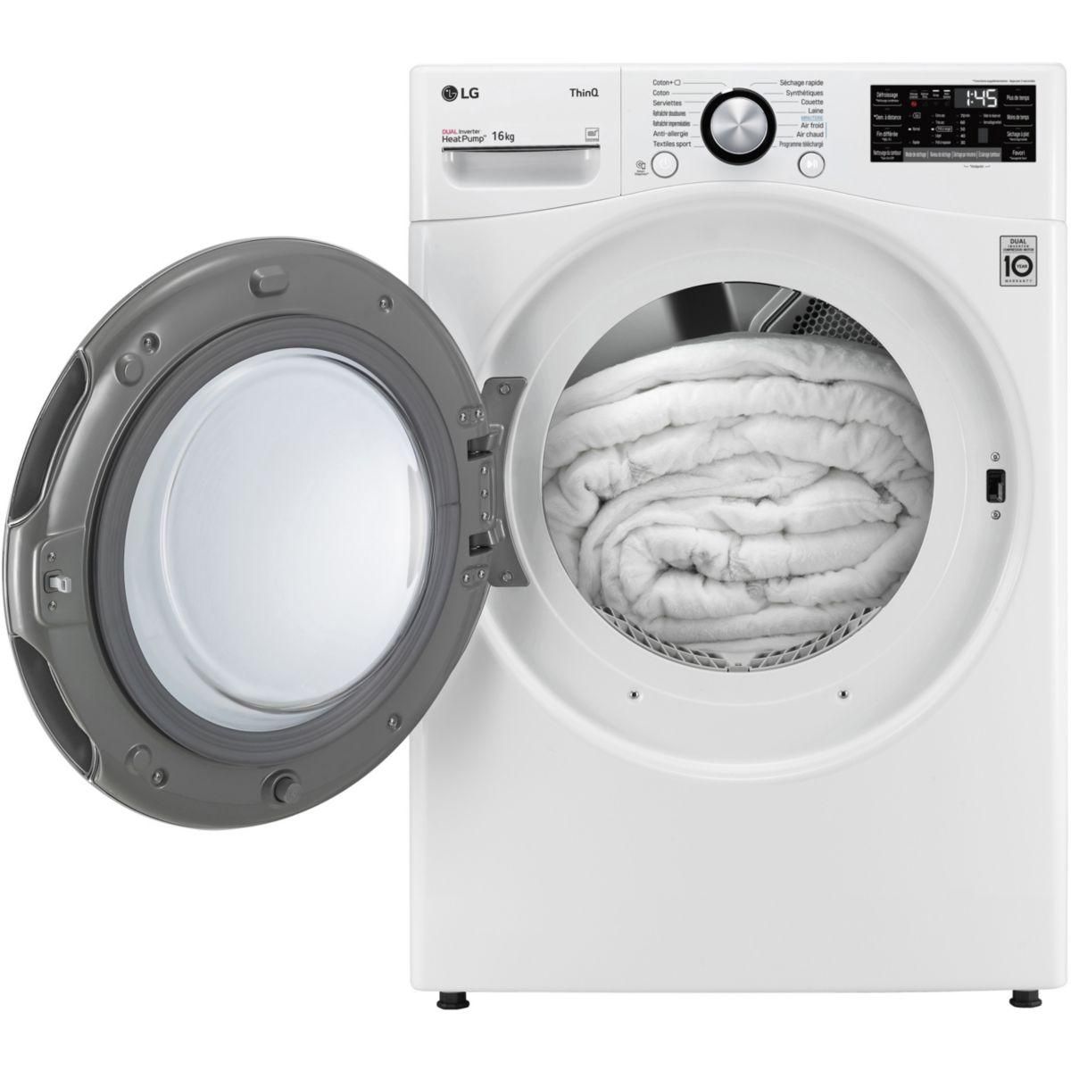 LG Sèche linge pompe à chaleur RH6P12WH
