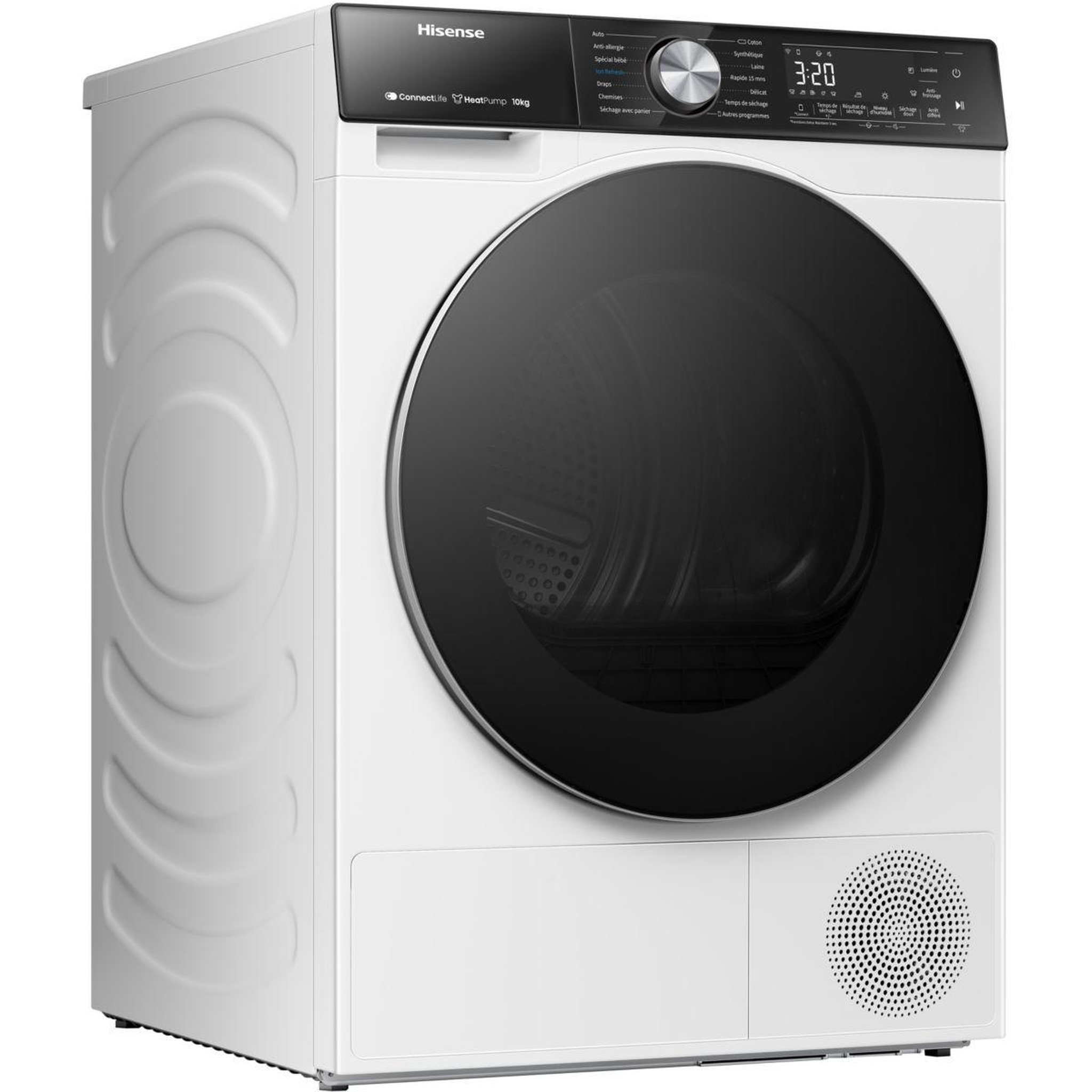 Voir la diapositive 3 : Hisense Sèche linge pompe à chaleur DH5S102BW