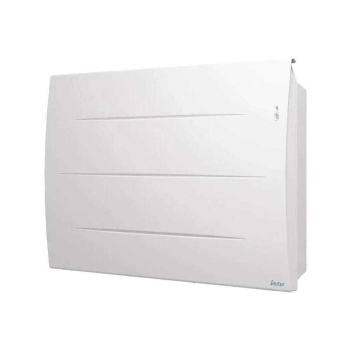 Sauter Radiateur électrique à inertie pierre – Sibayak II blanc – 2000 W – Connecté – Programmable – Détection de présence – Format horizontal