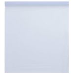 VIDAXL Film de fenetre statique depoli blanc transparent 60x2000cm PVC