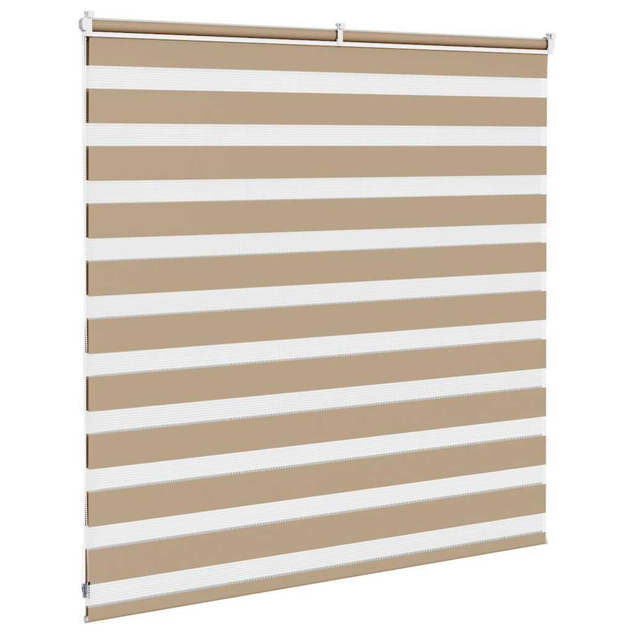Voir la diapositive 4 : VIDAXL Store zebre marron sable largeur du tissu 140,9 cm polyester