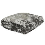 Paris Prix Plaid Velours Imprimé  Végétal  120x150cm Gris