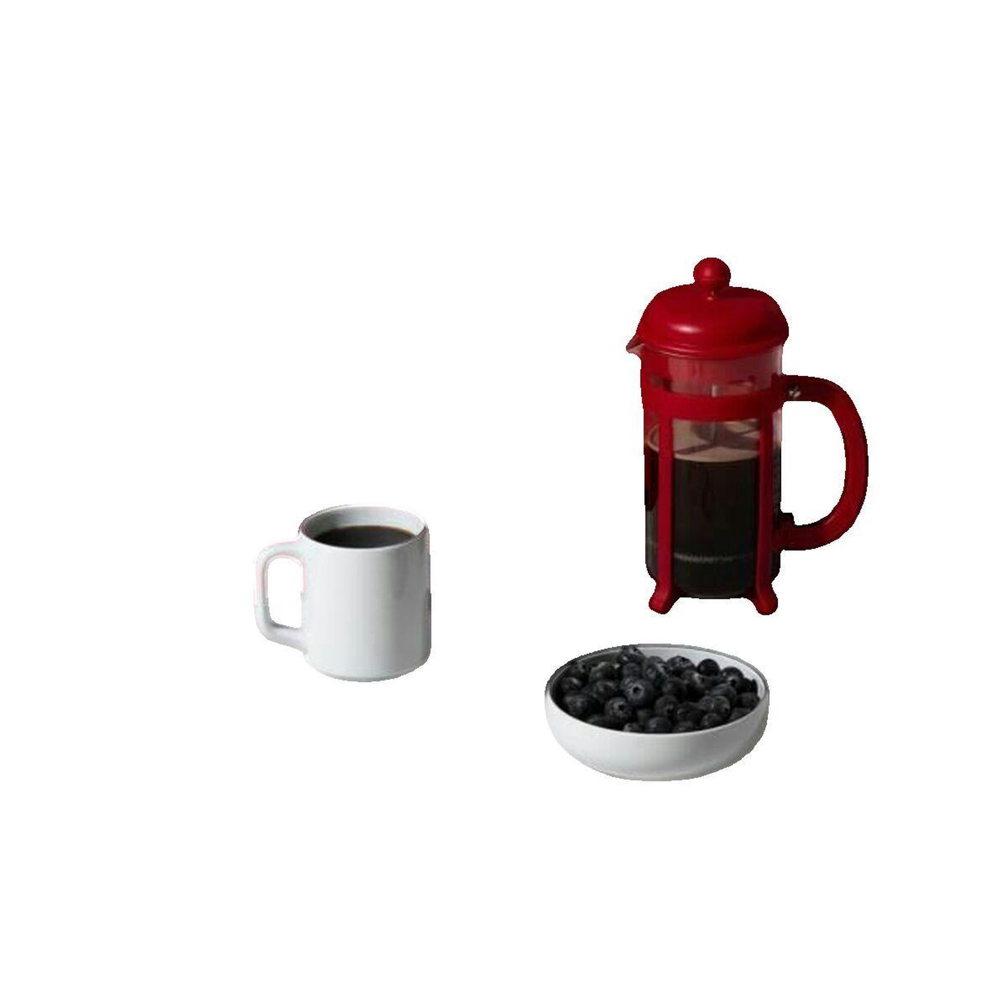 Voir la diapositive 3 : Bodum Cafetière Bodum Java à piston rouge