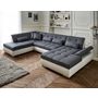 Voir la diapositive 2 : LISA DESIGN Vermont - canapé panoramique d'angle gauche - 7 places - xxl