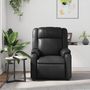 Voir la diapositive 3 : VIDAXL Fauteuil de massage inclinable Noir Similicuir
