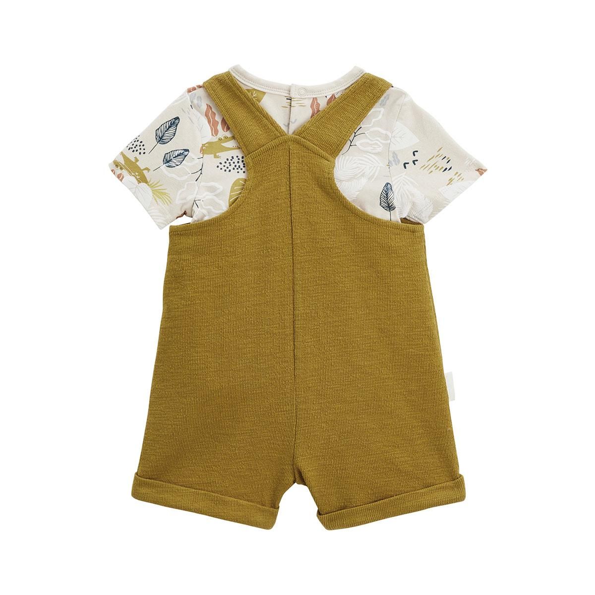 Petit Béguin Ensemble salopette bébé et t-shirt Costa