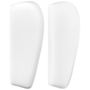 Voir la diapositive 4 : VIDAXL Tete de lit avec oreilles Blanc 83x23x78/88 cm Similicuir