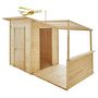 Voir la diapositive 3 : Soulet Cabane de jardin enfant - Bois - H1.60 m - SANTA BARBARA
