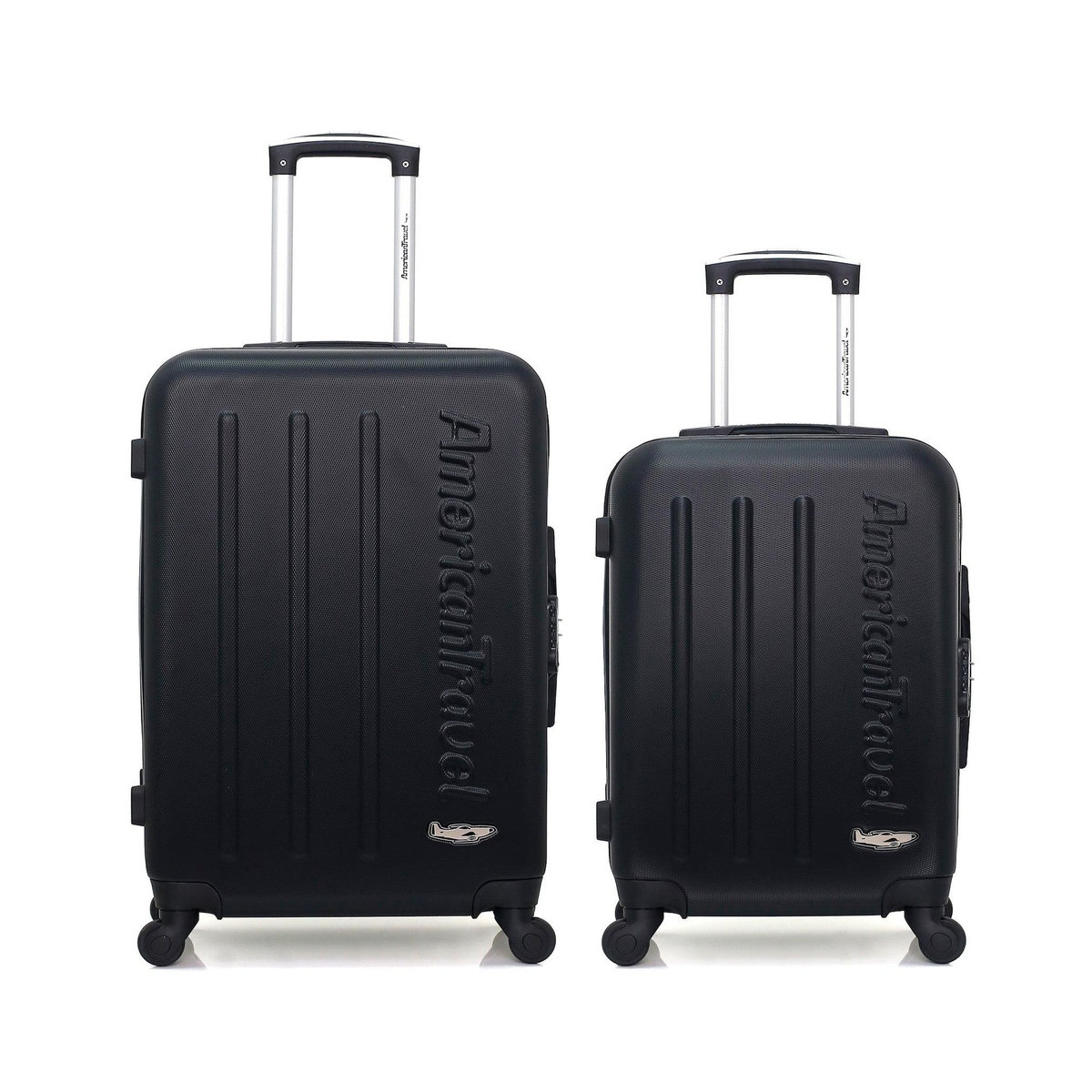 AMERICAN TRAVEL AMERICAN TRAVEL  -  LOT DE 2  -  VALISE WEEKEND ET VALISE CABINE BRONX
