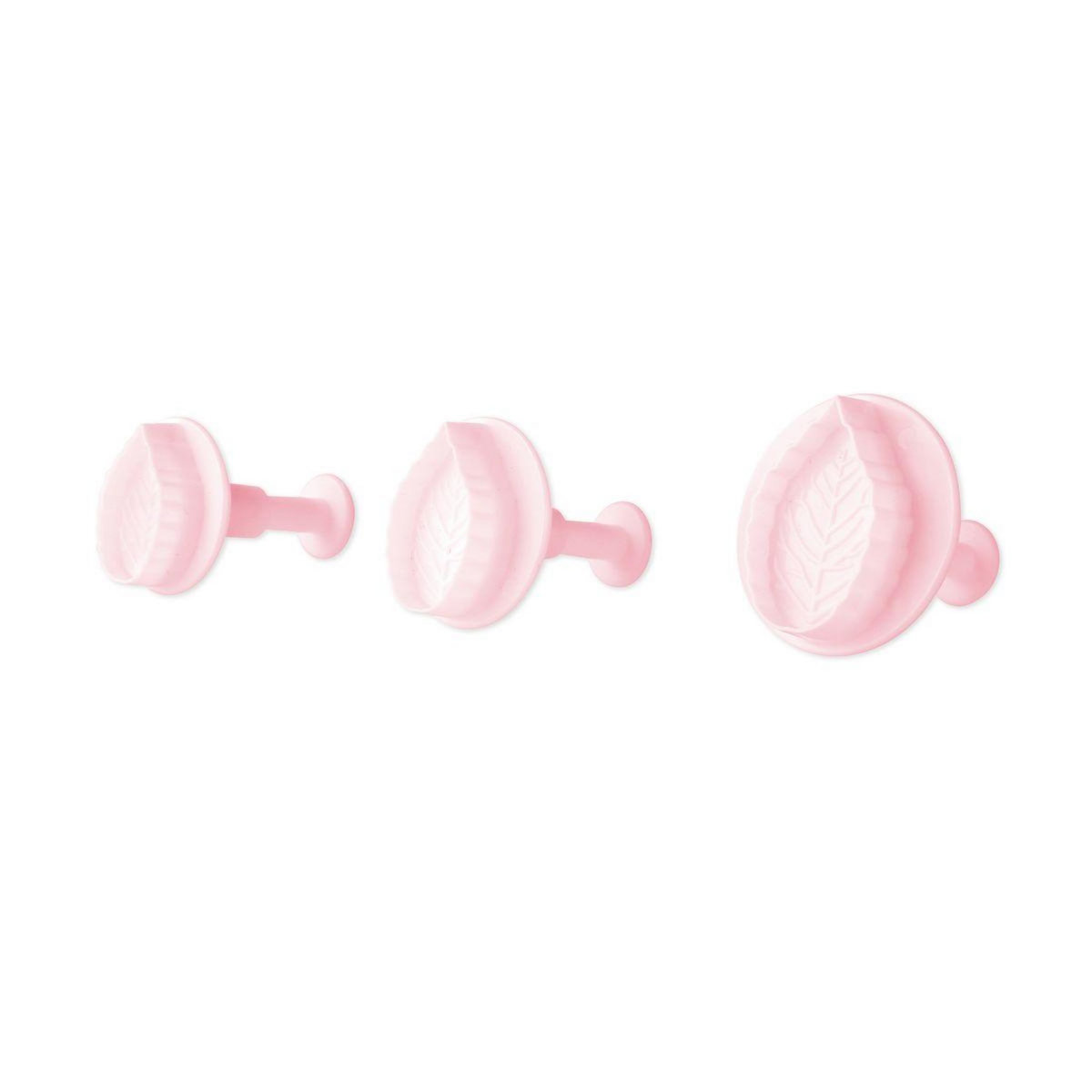 ZENKER Lot de 3 emporte-pièces poussoir motif feuille Zenker Sweet Sensation