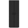Voir la diapositive 4 : VIDAXL Armoire a chaussures Noir 60x30x166 cm Tissu