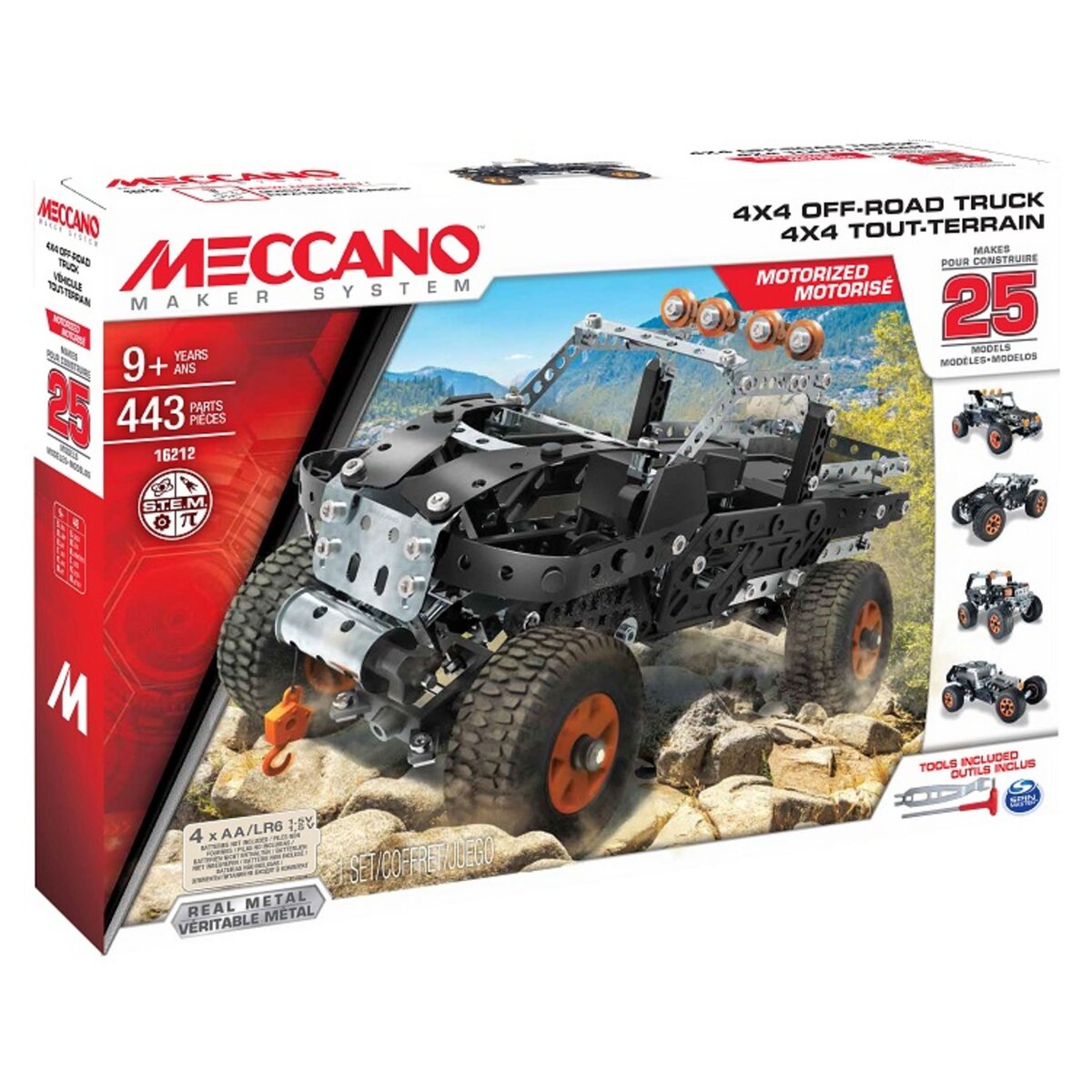MECCANO Meccano - Pick-up 25 modèles motorisés 