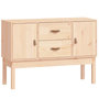Voir la diapositive 2 : VIDAXL Buffet 110x40x78 cm Bois massif de pin