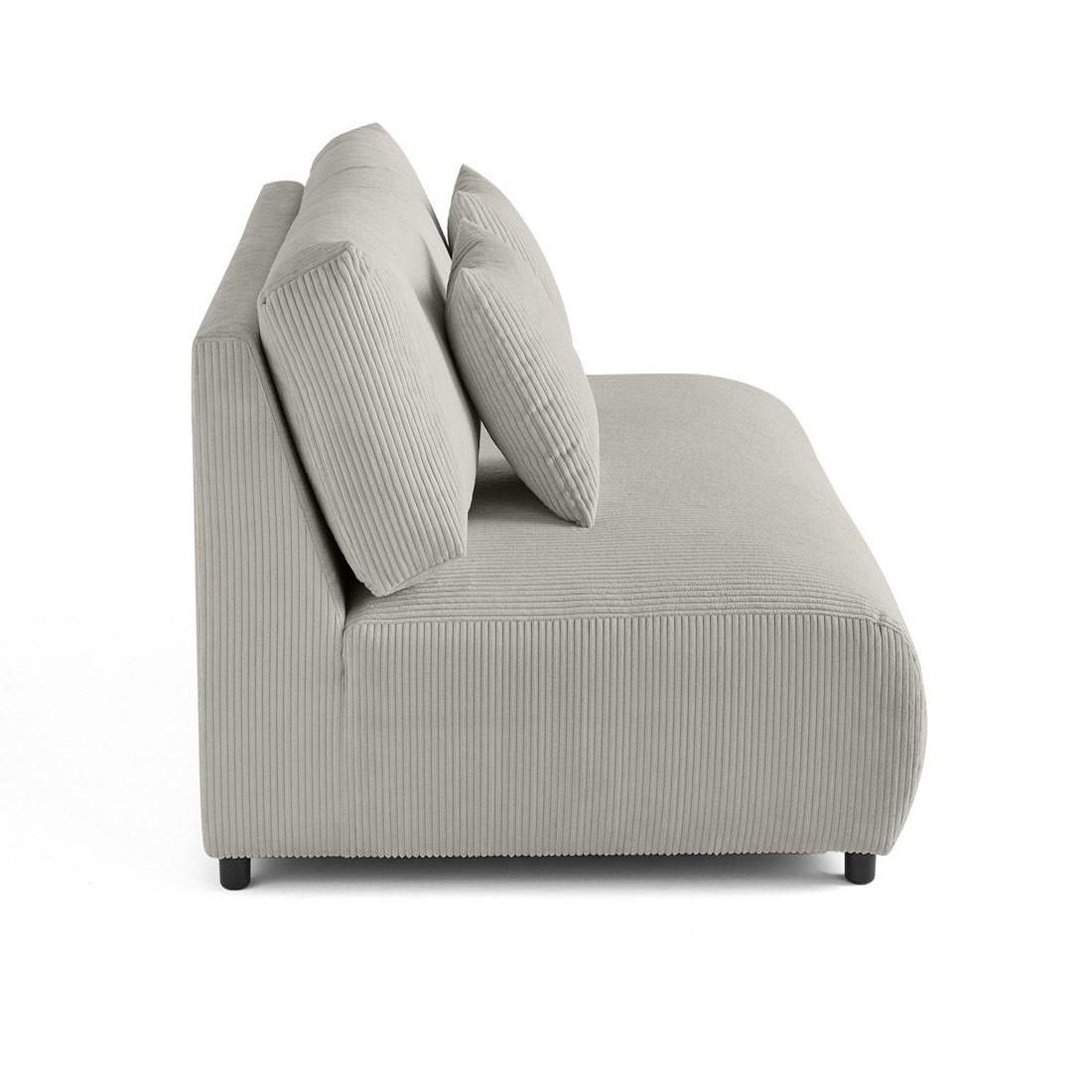 Voir la diapositive 3 : BEST MOBILIER Garance - module d'assise 3 places - en velours côtelé
