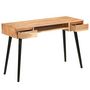 Voir la diapositive 4 : VIDAXL Table a ecrire Bois d'acacia massif 118 x 45 x 76 cm