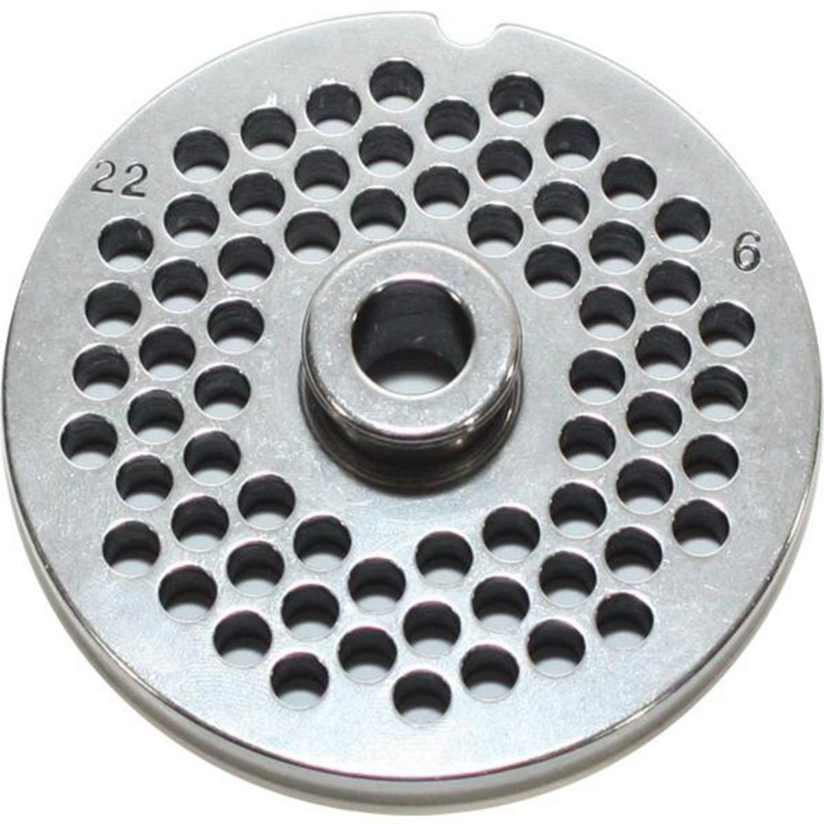 Reber Grille inox 6mm pour hachoir reber n°22 - 4714 a/6