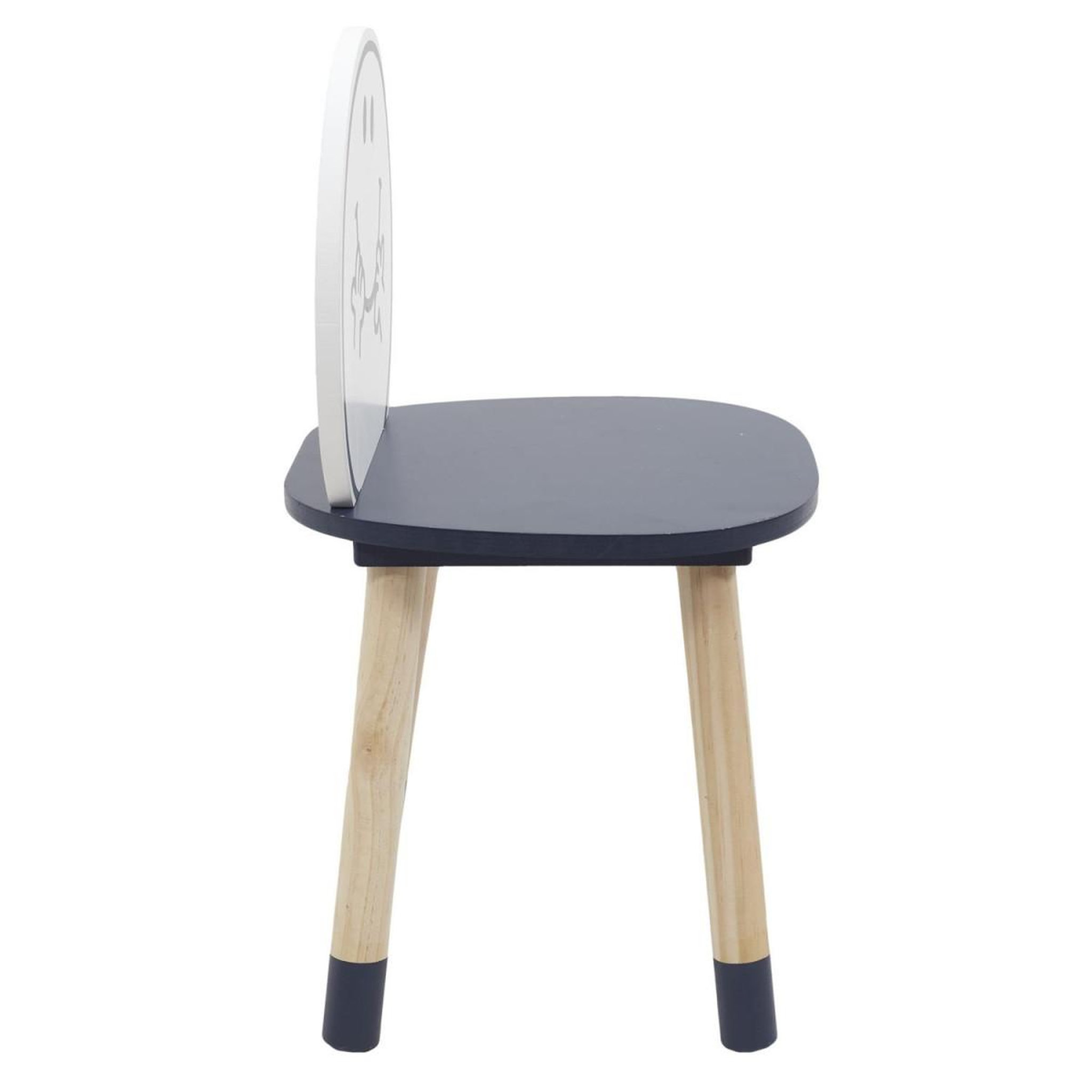 Voir la diapositive 3 : The Home Deco Factory Chaise enfant  monsieur heureux  52cm bleu
