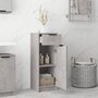 Voir la diapositive 3 : VIDAXL Armoire de salle de bain gris beton 32x34x90 cm