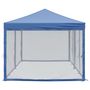 Voir la diapositive 4 : VIDAXL Tente de reception pliable avec parois Bleu 3x6 m