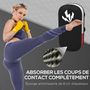 Voir la diapositive 3 : HOMCOM Bouclier de frappe coussin PAO de boxe Muay Thai Karaté Taekwondo Kickboxing