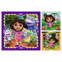 Voir la diapositive 1 : RAVENSBURGER Puzzle 3x49 pieces - Pret pour l'exploration / Dora