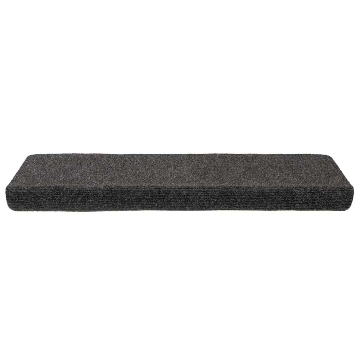 VIDAXL Tapis d'escalier autocollant 30 pcs anthracite 65x21x4 cm