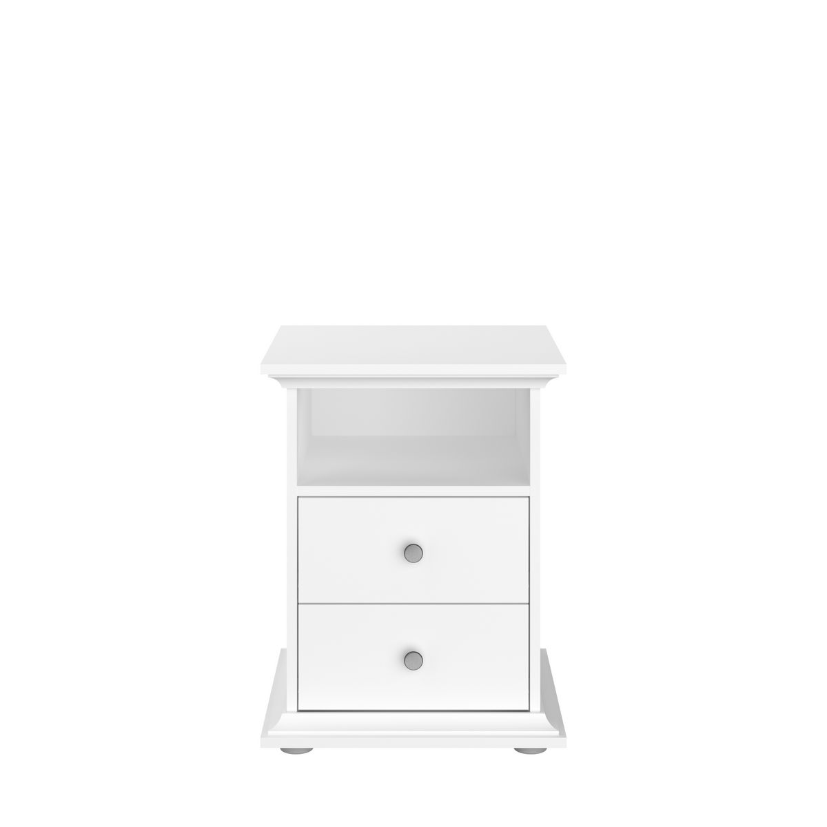 Chevet 1 niche 2 tiroirs L45cm NESRINE