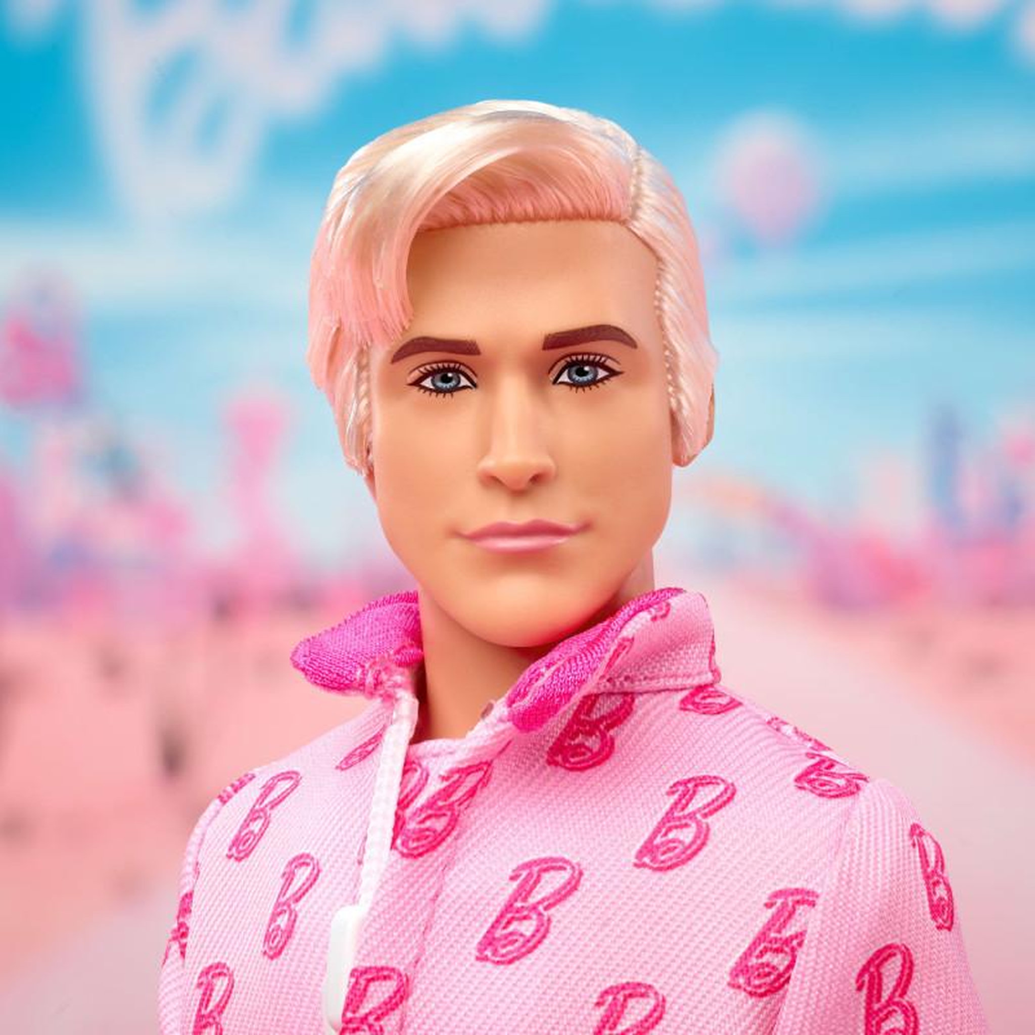 Voir la diapositive 2 : BARBIE Barbie - Poupée film - Ken combinaison Rose - JCP80