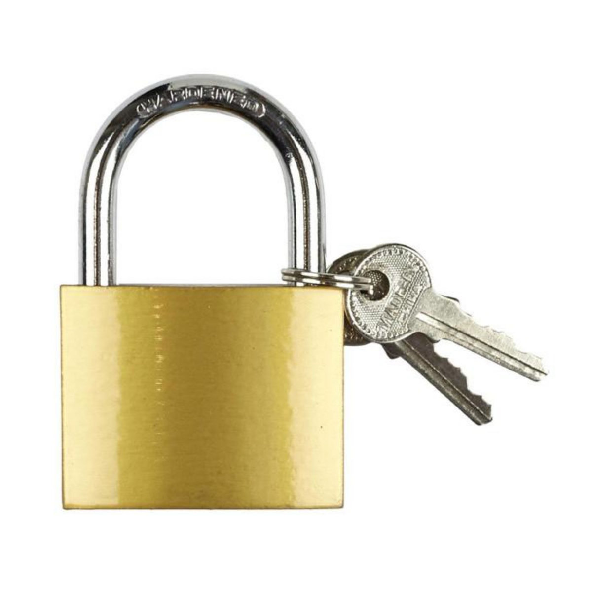 Paris Prix Cadenas de Sécurité  2 Clés  8cm Or