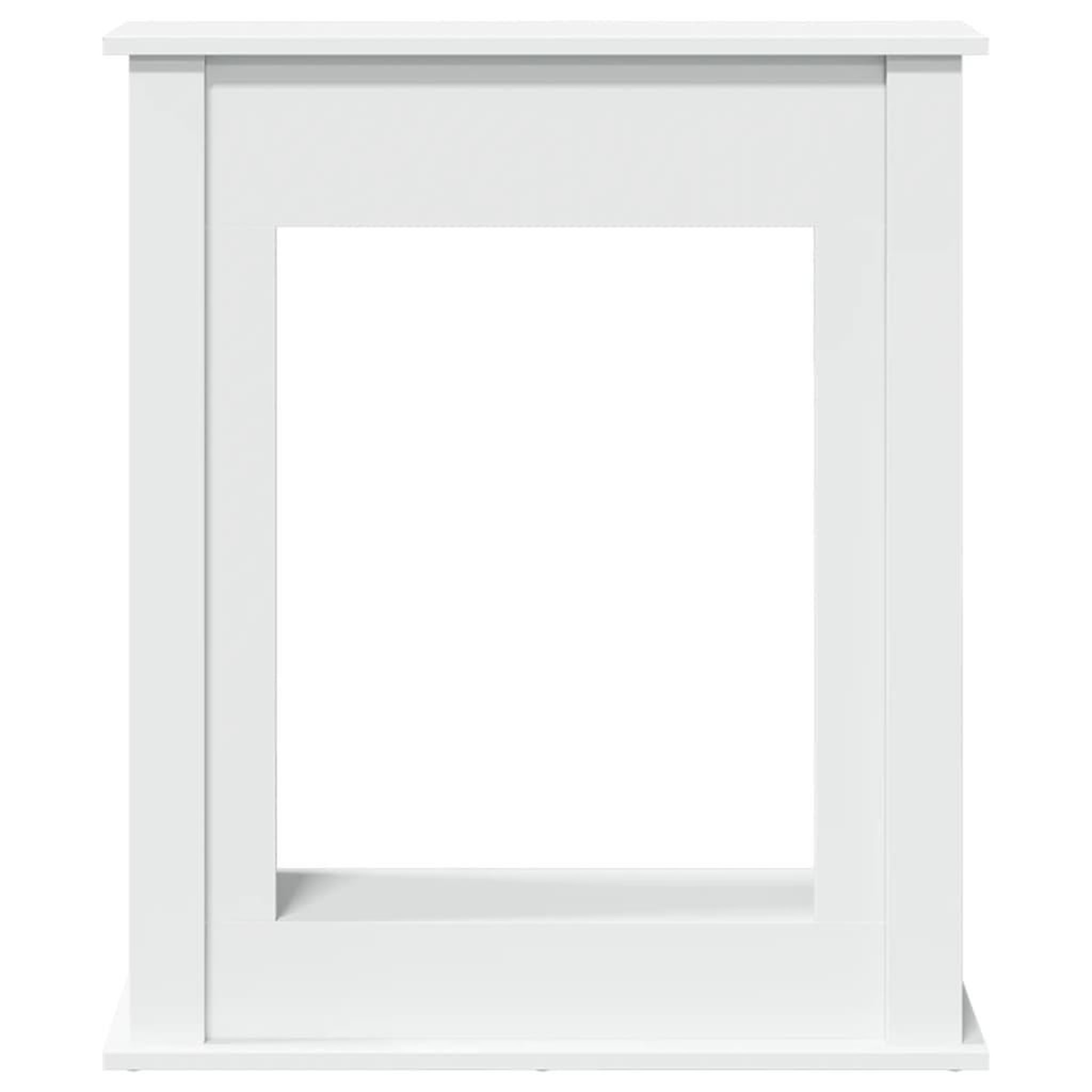 Voir la diapositive 4 : VIDAXL Cadre de cheminee blanc 75x20x87,5 cm bois d'ingenierie