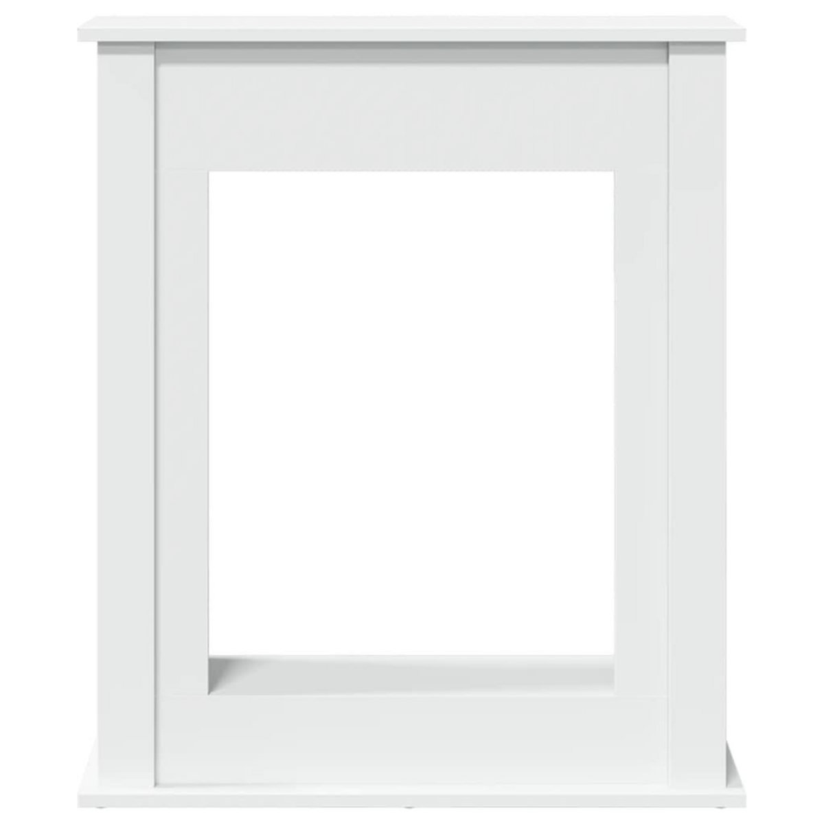 VIDAXL Cadre de cheminee blanc 75x20x87,5 cm bois d'ingenierie