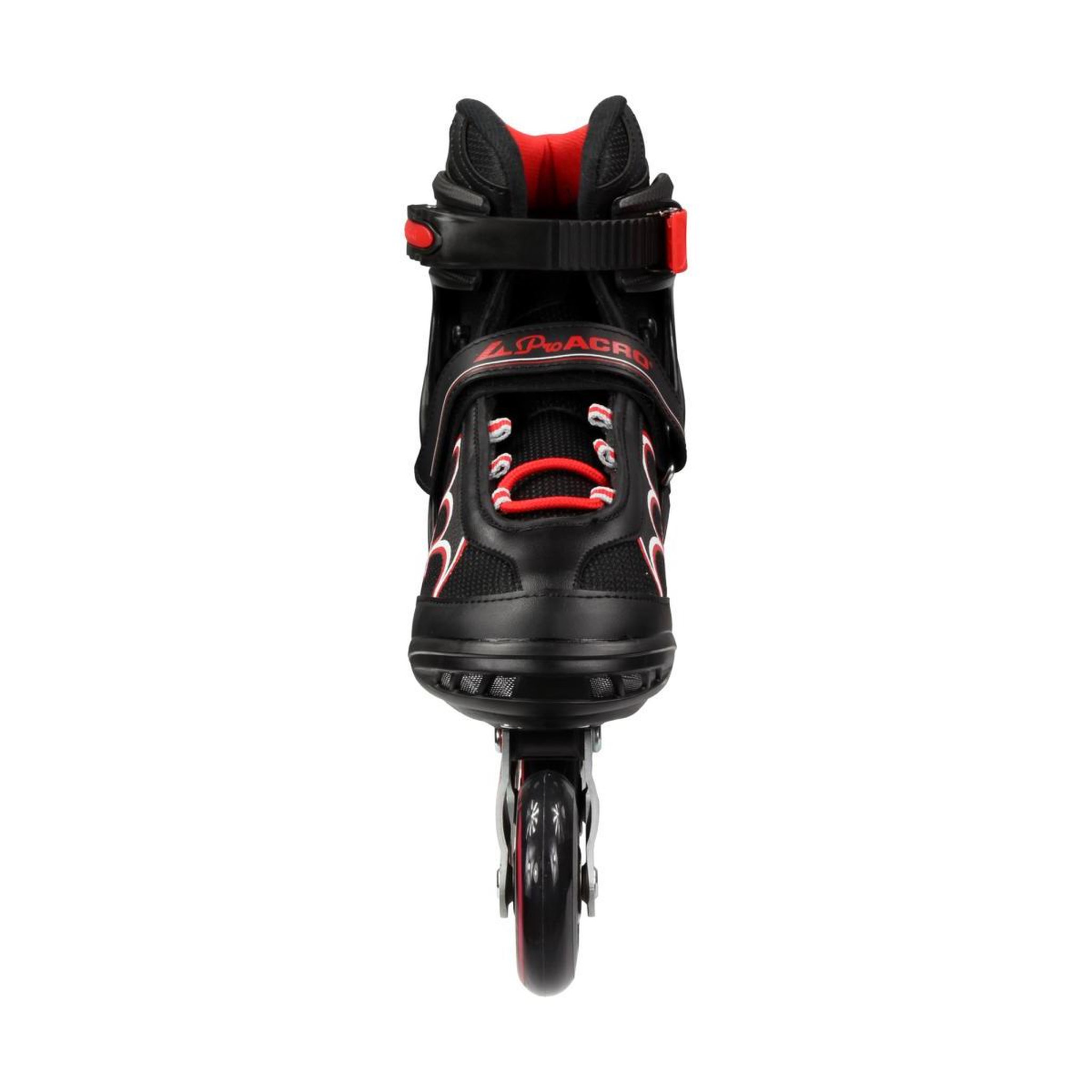 Voir la diapositive 2 : Pro Acro Roller Fitness  adulte platine alu rouge T43