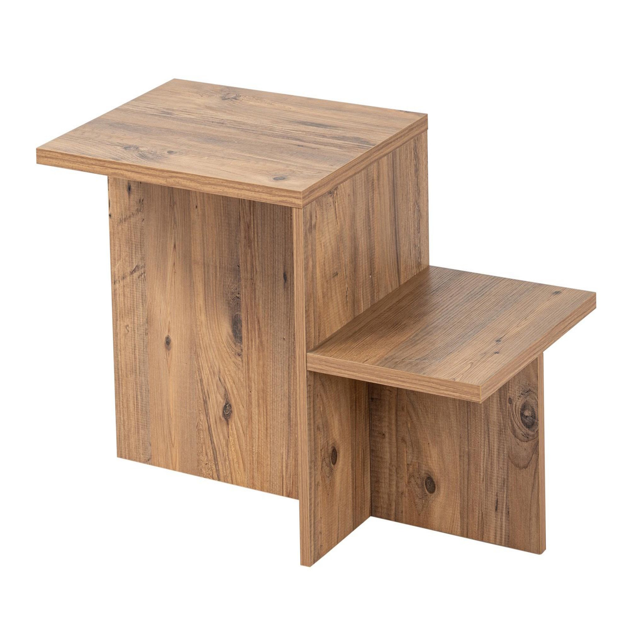 Habitat et Jardin Table basse en bois  Harmony  80 x 40 x 40 cm - Pin atlantique
