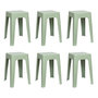 Voir la diapositive 1 : Paris Prix Lot de 6 Tabourets Empilables  Spectra  47cm Vert