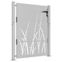 Voir la diapositive 3 : VIDAXL Portail de jardin 105x130 cm acier corten conception d'herbe