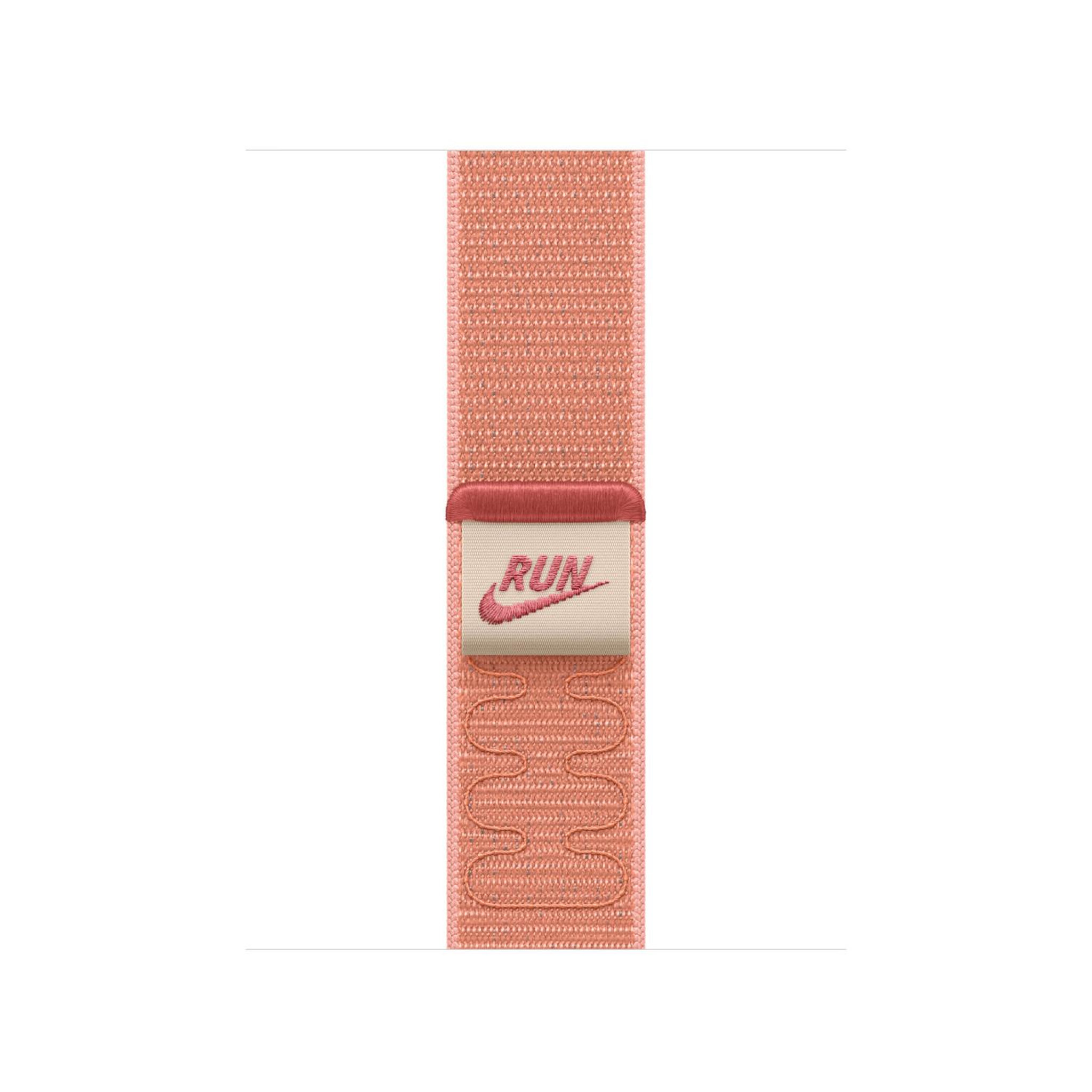 Voir la diapositive 2 : APPLE Apple nike sport loop bande rose nylon, polyester recyclé, spandex