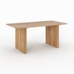 Rendez vous déco Table rectangulaire en bois d'acacia 6 personnes - Andrea. Coloris disponibles : Marron