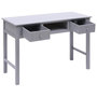 Voir la diapositive 3 : VIDAXL Bureau Gris 110 x 45 x 76 cm Bois