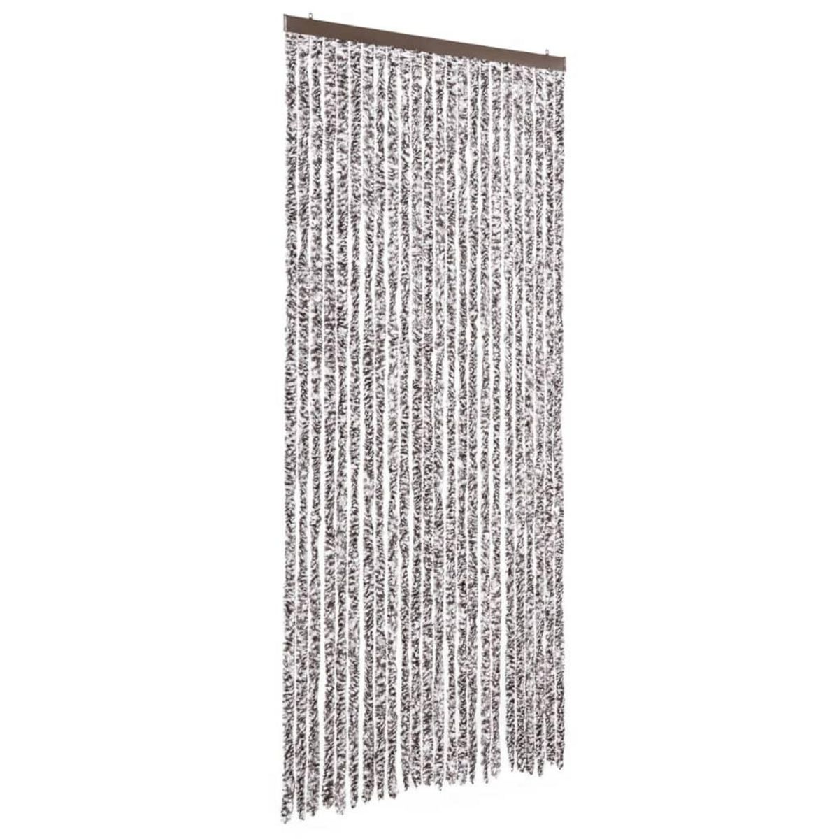 VIDAXL Moustiquaire Marron et beige 100 x 220 cm Chenille