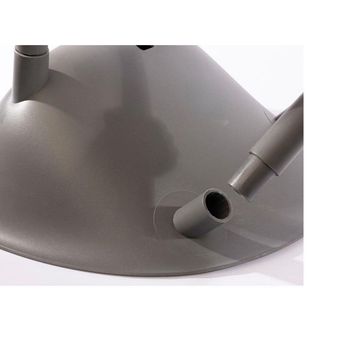 JARDIDECO Salon de jardin en plastique Marbella Anthracite - Jardideco