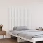 VIDAXL Tete de lit murale Blanc 108x3x90 cm Bois massif de pin
