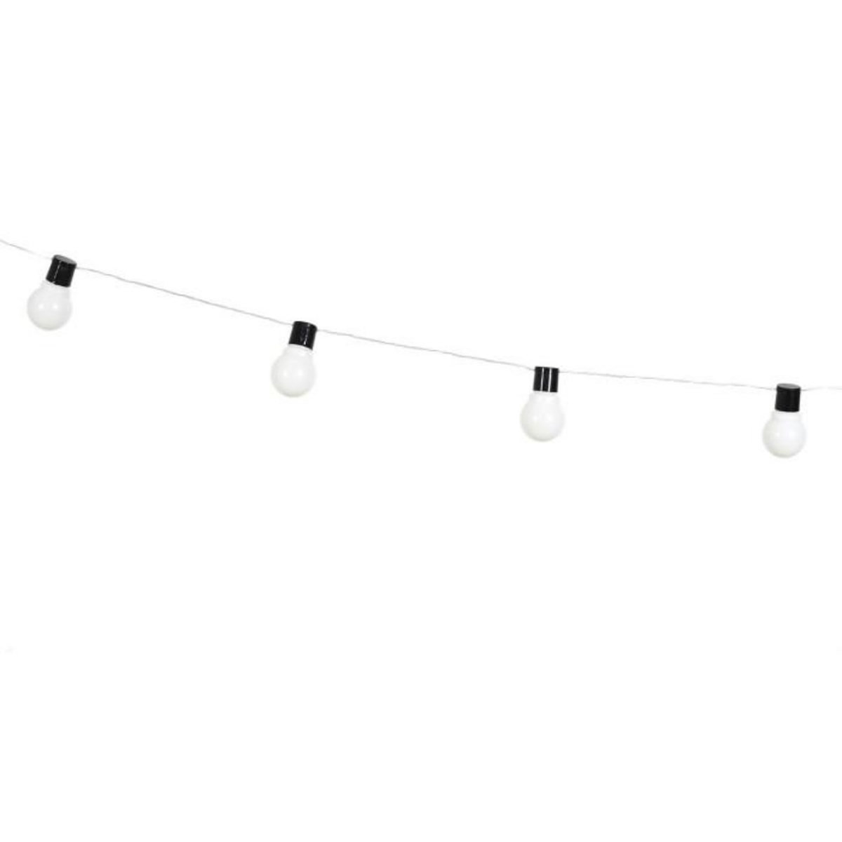 Paris Prix Guirlande Lumineuse Led  Boules  180cm Blanc
