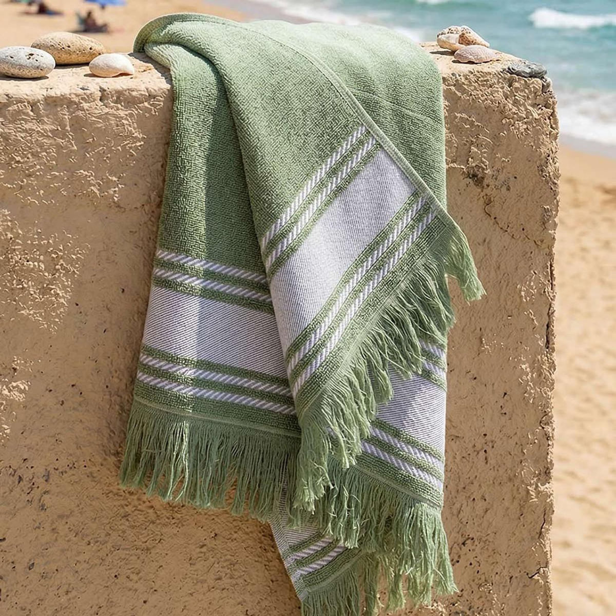 Sensei Maison Serviette de plage / fouta 100x180 cm BAHAMAS - 100x180 cm