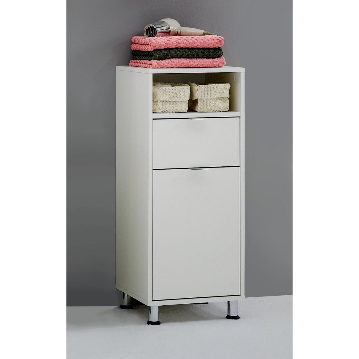 Meuble salle de bain VIENNE 1 porte 1 tiroir