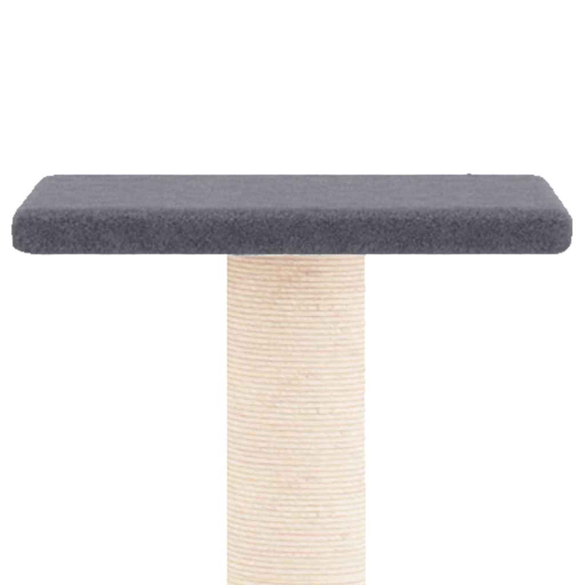 Voir la diapositive 4 : VIDAXL Arbre a chat avec griffoirs en sisal gris fonce 73 cm