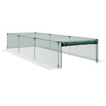 OUTSUNNY Serre de jardin serre à tomates filet protection porte HDPE vert